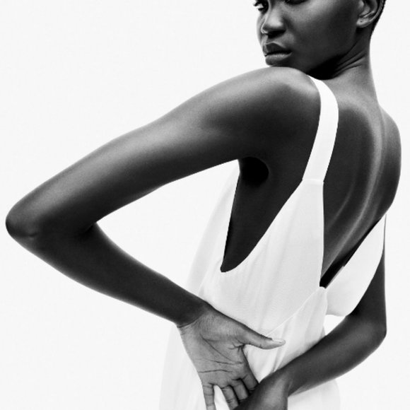 ZARA V-Neck Short Mini Dress - Picture 3 of 8